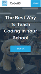 Mobile Screenshot of codehs.com
